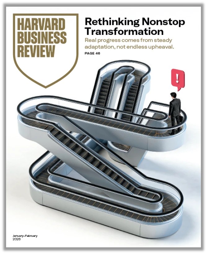 Titelseite der Harvard Business Review, Ausgabe Januar bis Februar 2026